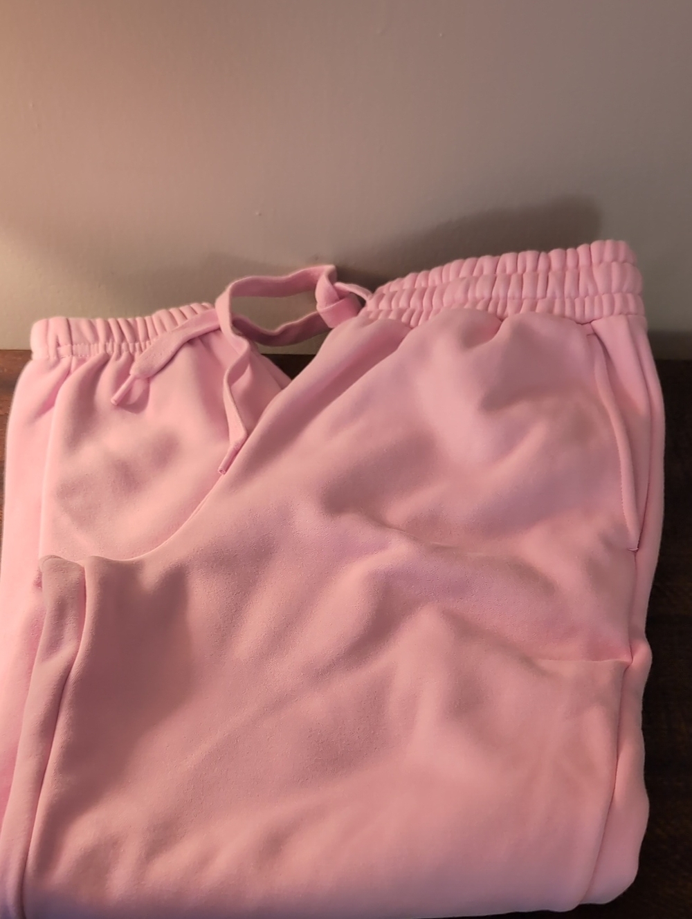 Fabletics Women's Light Pink Drawstring Joggers